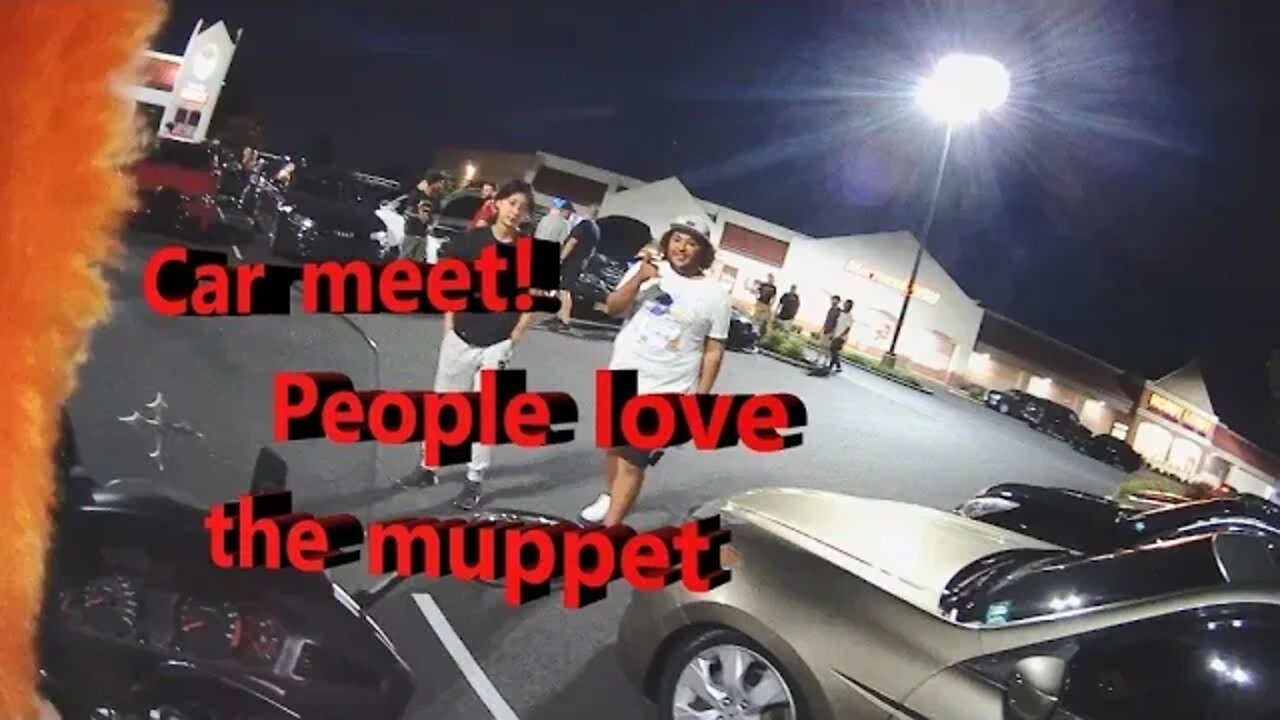 First night ride on Honda NT700V, and a car meet.