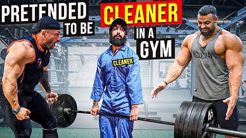 Elite Powerlifter Pretended to be a CLEANER - Anatoly GYM PRANK