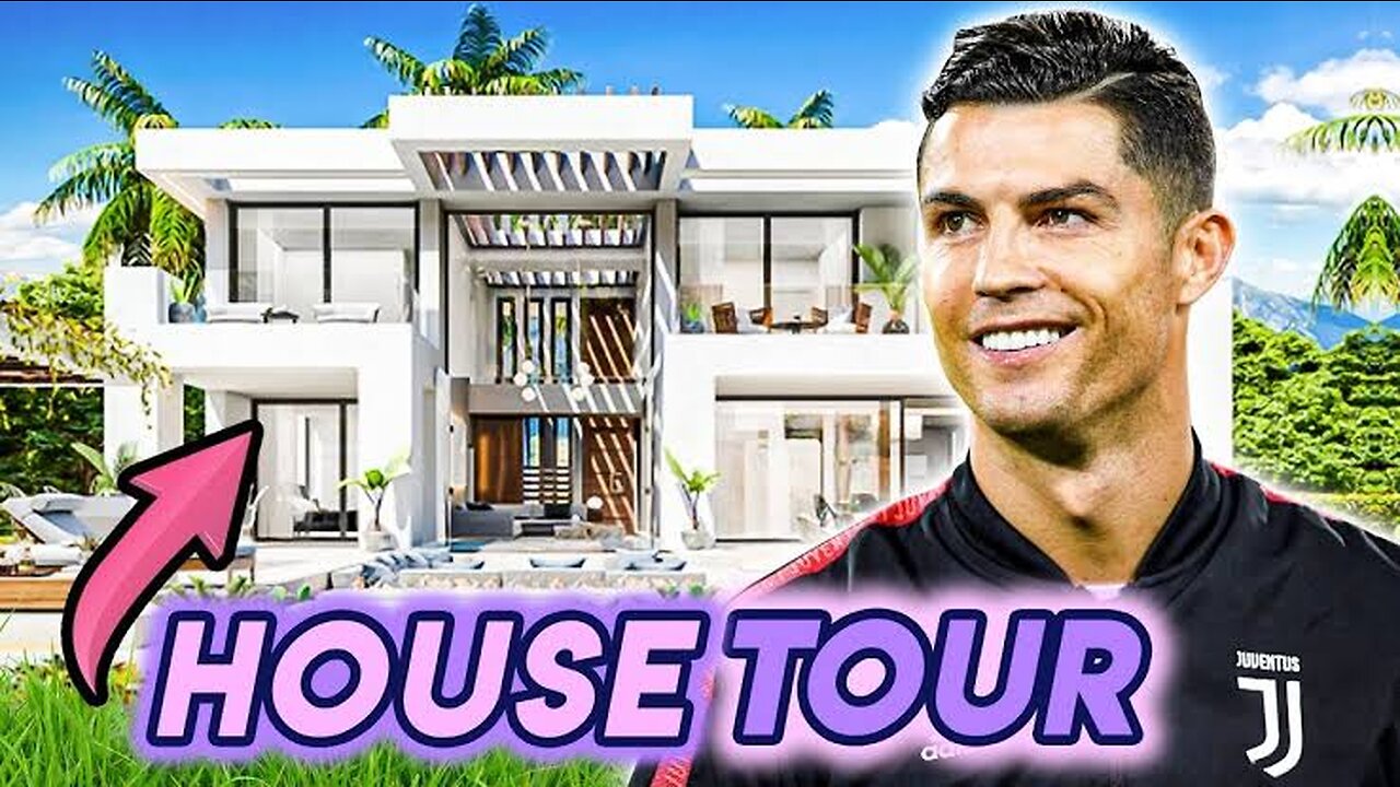 Cristiano Ronaldo giving his house tour worth $5000000🥹💜❤️