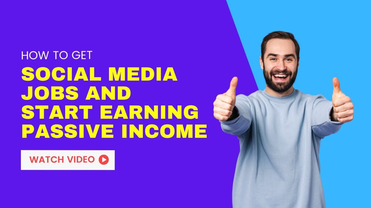 How To Get Social Media Jobs And Start Earning Passive Income?
