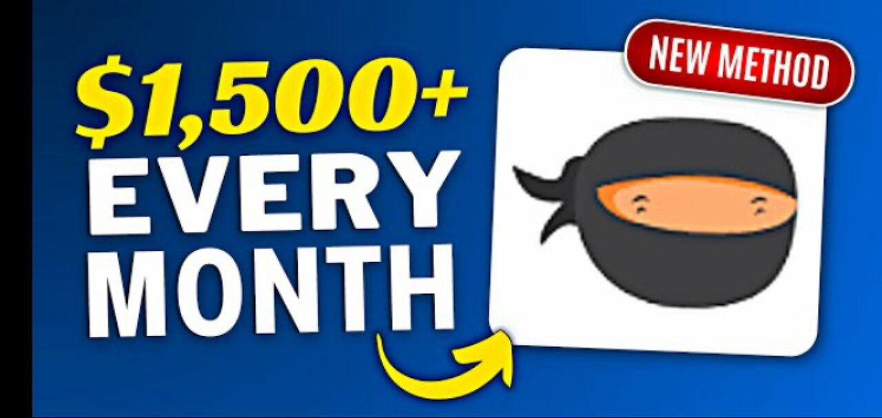 Earn $1,500+ PER Month with a Brand-New Method (Make Money Online)