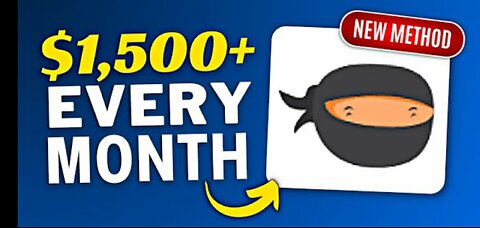 Earn $1,500+ PER Month with a Brand-New Method (Make Money Online)