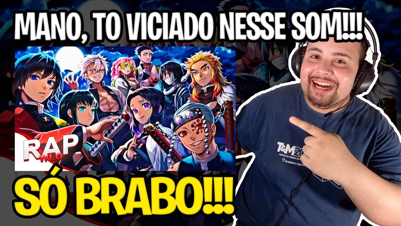 REACT Rap dos Hashiras ( Demon Slayer: Kimetsu no Yaiba ) | WLO | Conjunto {Prod.MK}