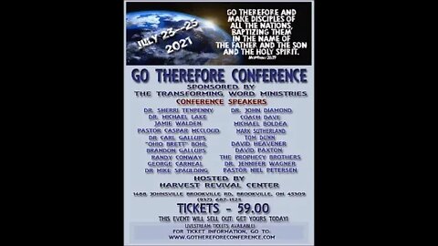 Go Therefore Conference 2021 Speaker list and Information