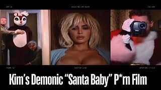 Kim Kardashian's Demonic and Creepy "Santa Baby" Film