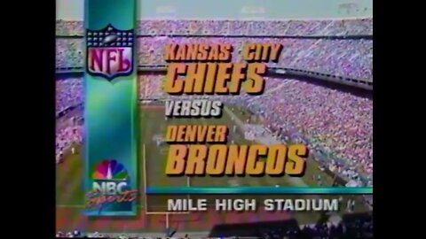 1991-10-20 Kansas City Chiefs vs Denver Broncos