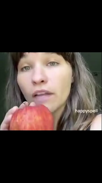 LISTEN TO WHAT SHE HAS TO SAY ABOUT APPLES...