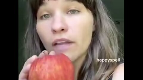 LISTEN TO WHAT SHE HAS TO SAY ABOUT APPLES...