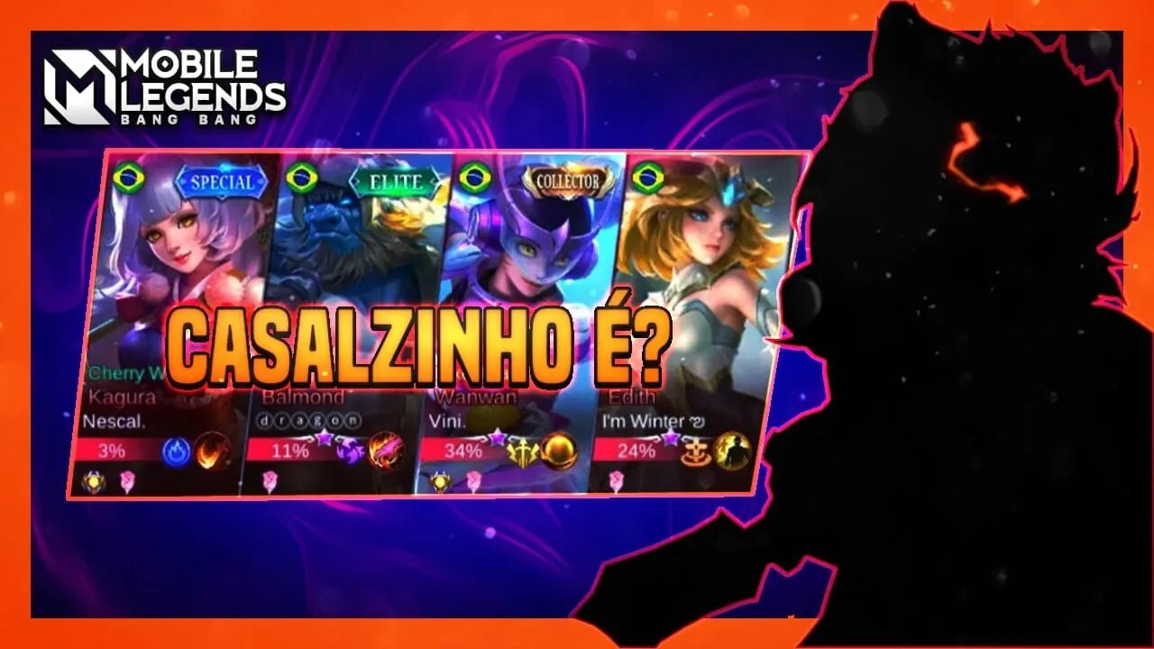 AMASSAR UM CASALZIN É BOM, DOIS É PERFEITO !!! | Mobile Legends