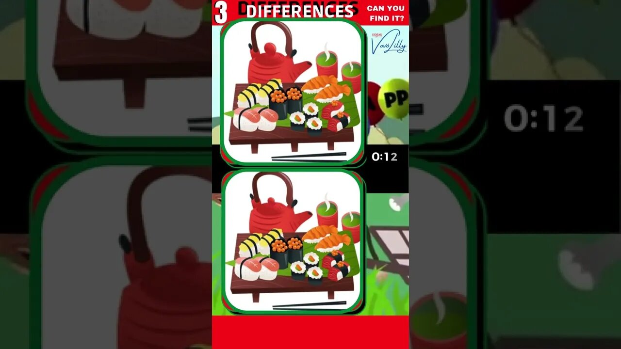 3 DIFFERENCES GAME | 44 |#SHORTS