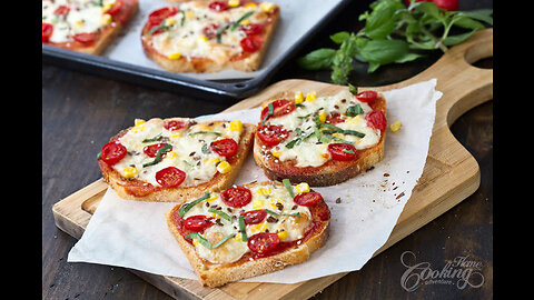 Bread Pizza recipe..