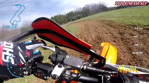 Test riding the 2020 KTM 350 XCF at Rivers Edge !