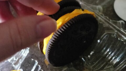 Yellow Giant Oreo Cookies