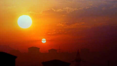 Second Sun in Turkey June 2nd 2023 Seen Through Thermal Lens