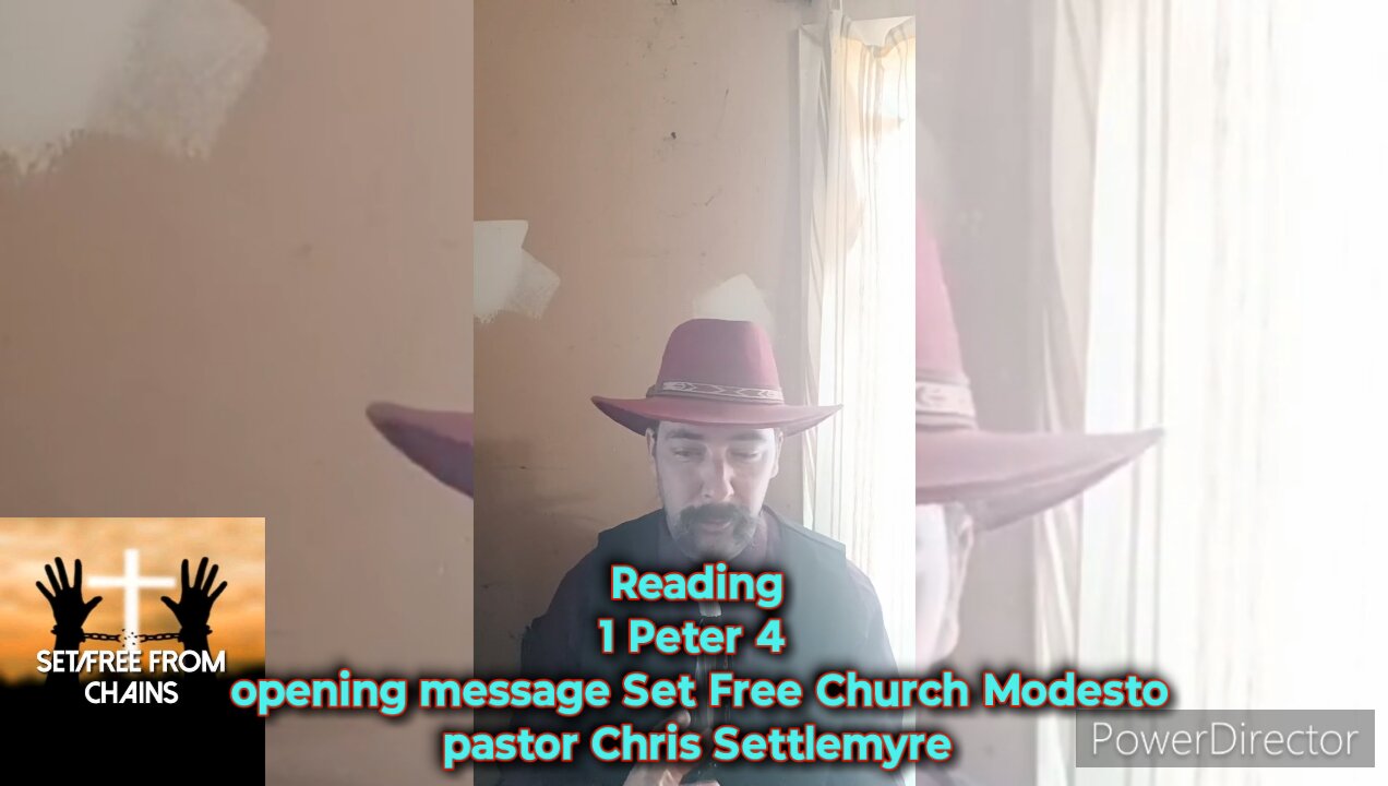 1 Peter 4 opening message Set Free Church Modesto pastor Chris Settlemyre