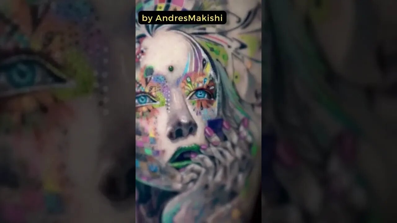 Stunning work by AndresMakishi #shorts #tattoos #inked #youtubeshorts