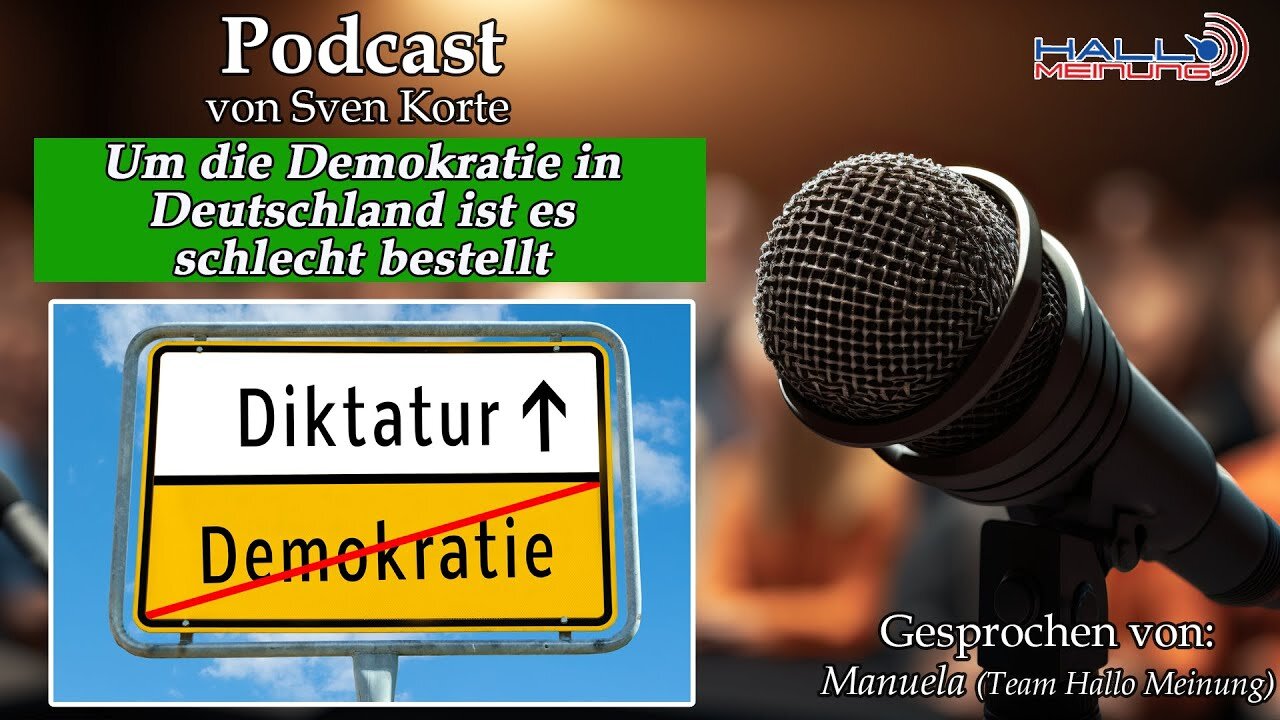 Um die Demokratie in Deutschland ist es schlecht bestellt@Peter Weber🙈🐑🐑🐑 COV ID1984