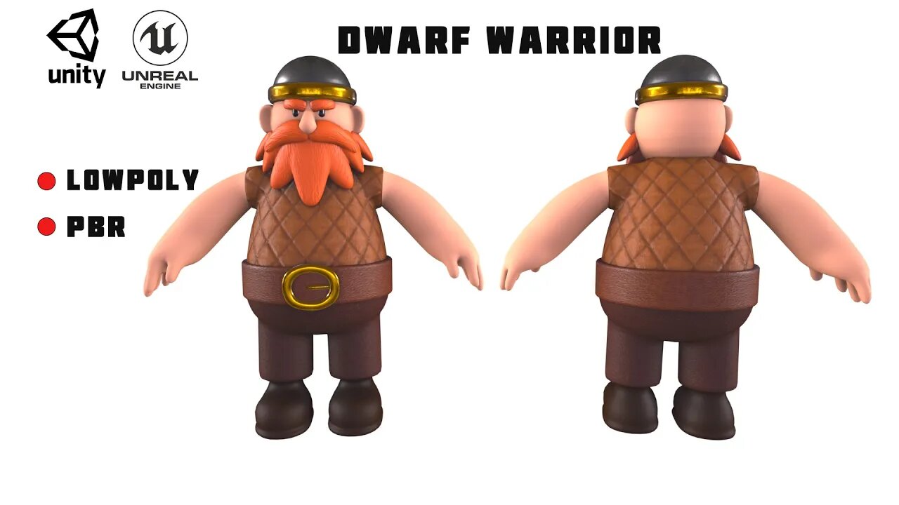 Stylized Dwarf Warrior