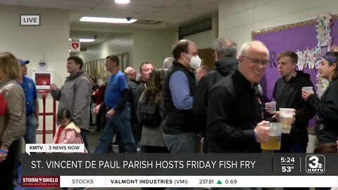 Alyssa Live Hit 1 St. Vincent de Paul Catholic Church in Omaha raises funds for Ukraine at final Fish Fry