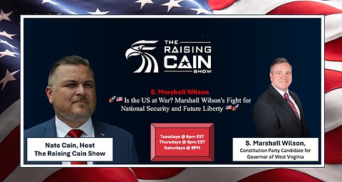 🚀🇺🇸 Is the US at War? Marshall Wilson's Fight for National Security and Future Liberty 🇺🇸🚀