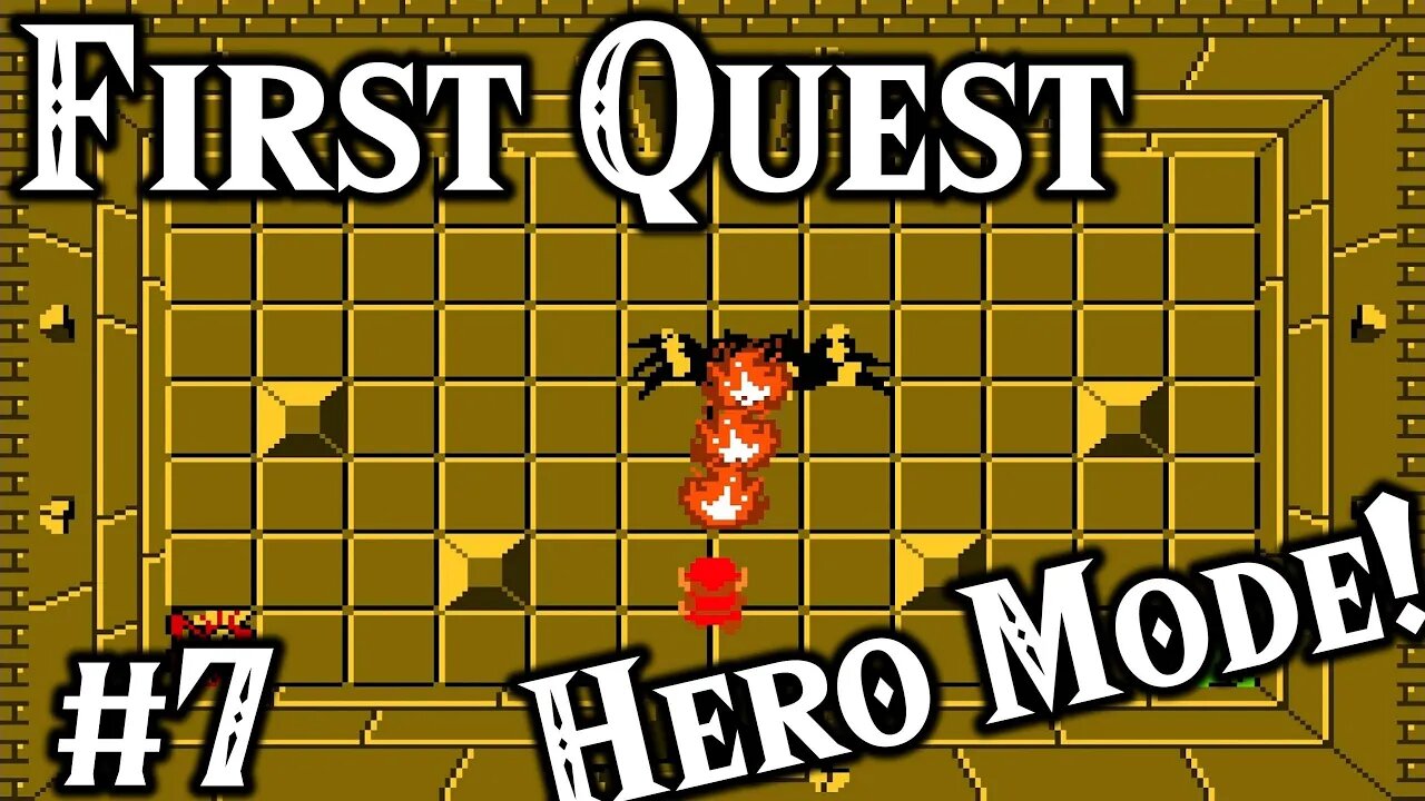 Zelda Classic → First Quest Hero Mode: 7 - The Dragon