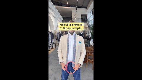 Nodul la cravată în 5 pași simpli…