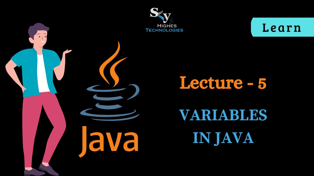 #5 Variables in JAVA | Skyhighes | Lecture 5