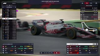 F1 Manager 2022 Season 1 Team Haas Race 16