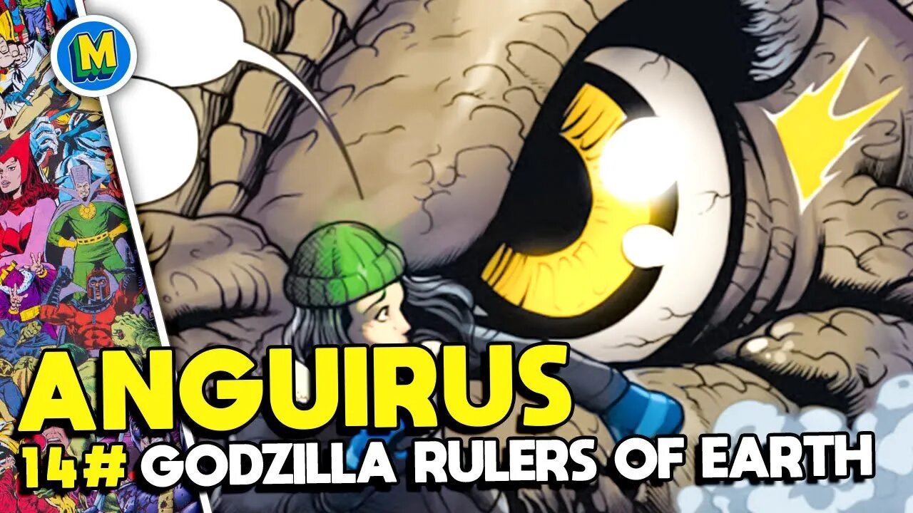 GODZILLA RULERS OF EARTH - NÚMERO #14 [ GODZILLA e ANGUIRUS vs MECHAGODZILLA ]