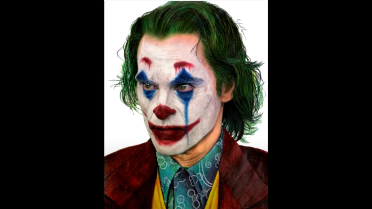 Drawing Joker | Joaquin Phoenix