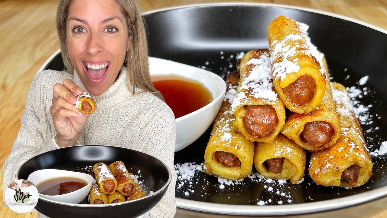 Sausage French Toast Roll Ups