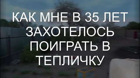 КАК В 35 ЛЕТ МНЕ ЗАХОТЕЛОСЬ ПОИГРАТЬ В ТЕПЛИЧКУ