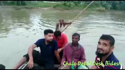 সুরমা নদী নৌকা ভ্রমণ। Surma River.
