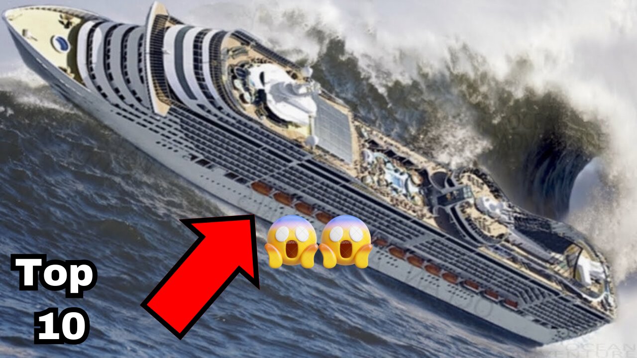 10 MONSTER WAVES VS SHIPS