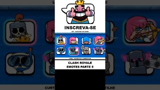 Clash Royale Emotes Parte 5 #shorts #clashroyal #clash #clashroyale #royale #supercell