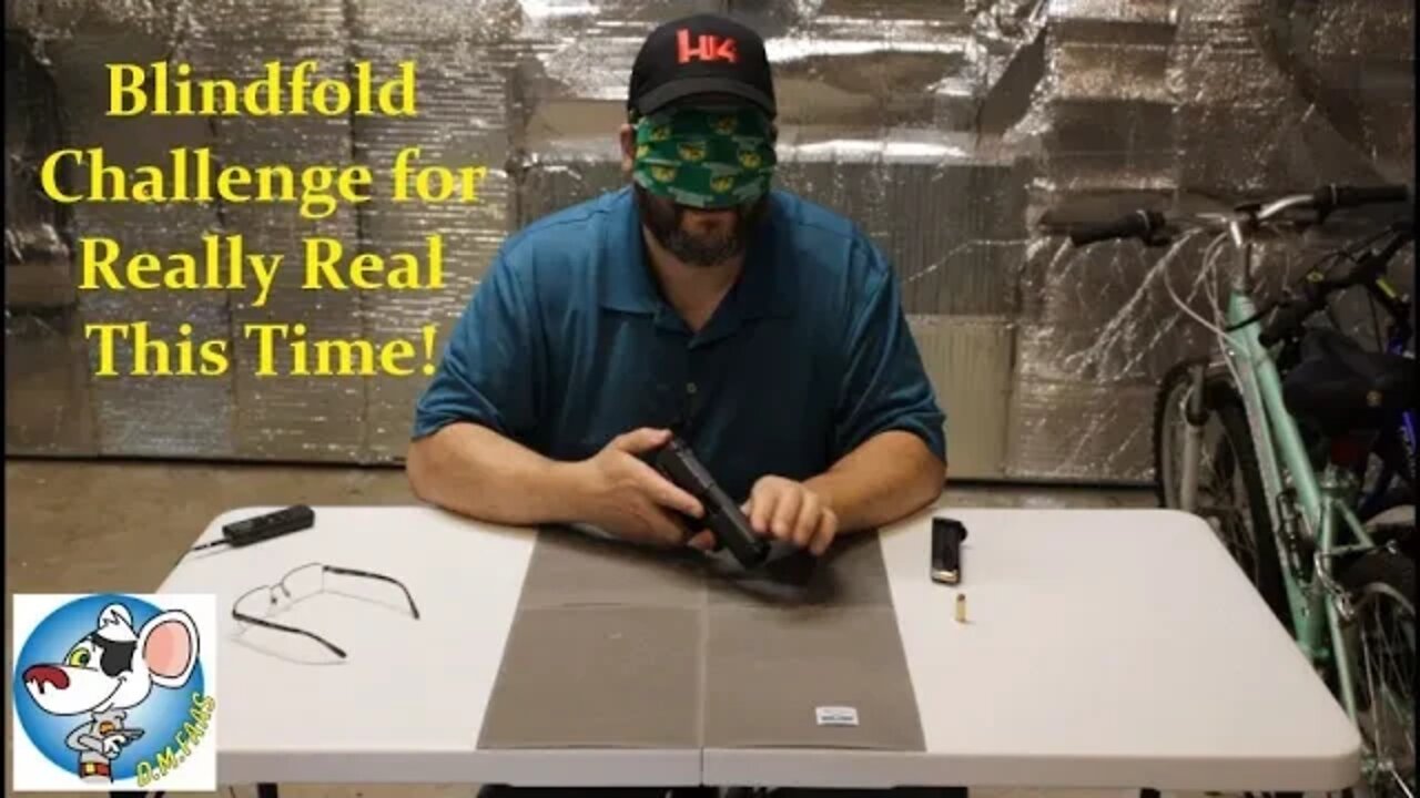 Blindfold Challenge for Really Real This Time!