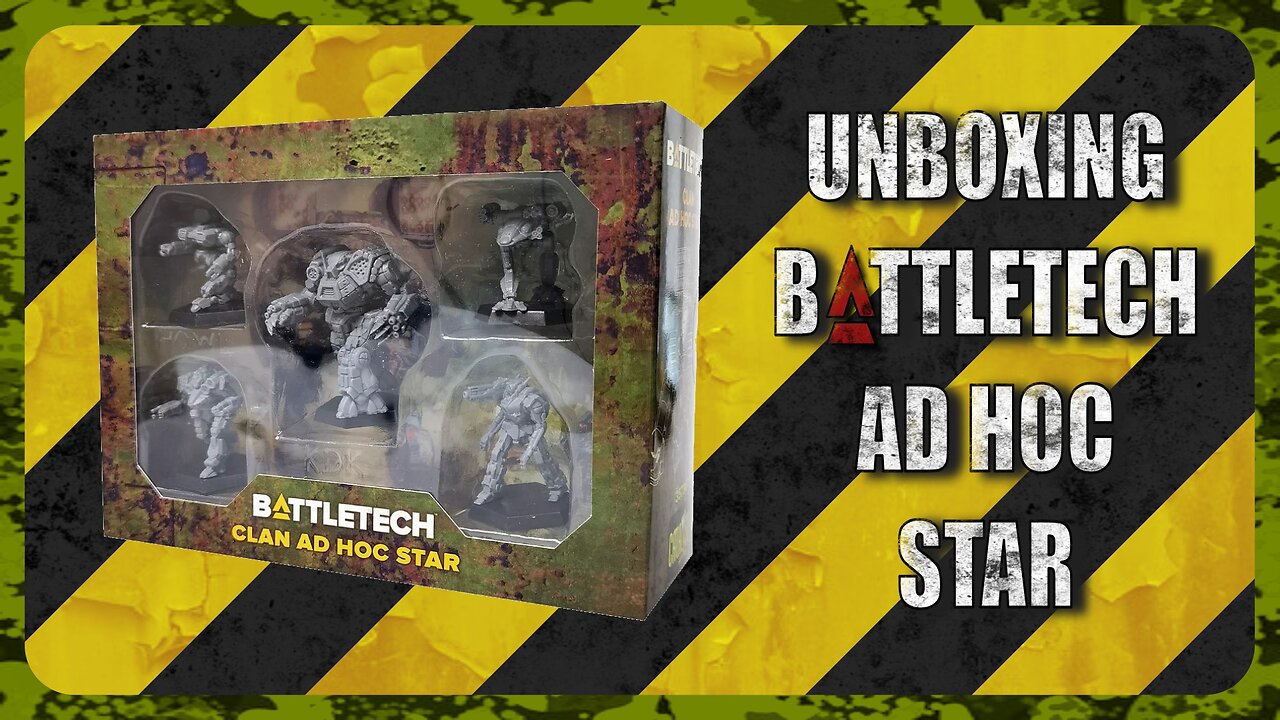 Unboxing Battletech Clan Ad Hoc Star : TTM Ep038