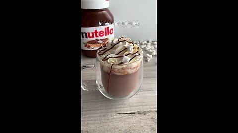 recipe of Nutella hot chocolate