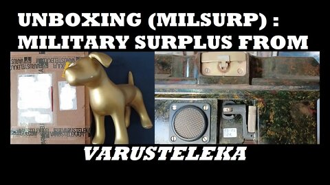 UNBOXING [90] : Varusteleka. Field Phones (NVA & FInnish), Polish Tank Helmet Night-Vision Goggles
