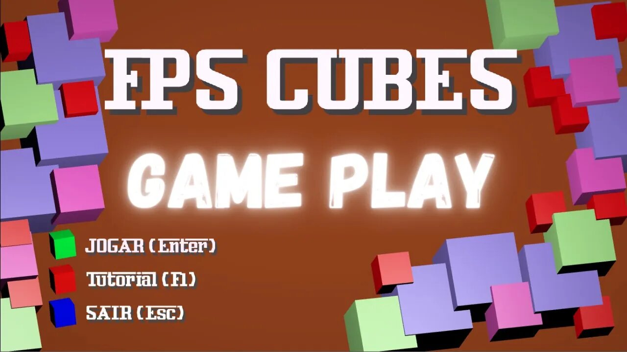 [UPBGE] FPS CUBES GAME PLAY