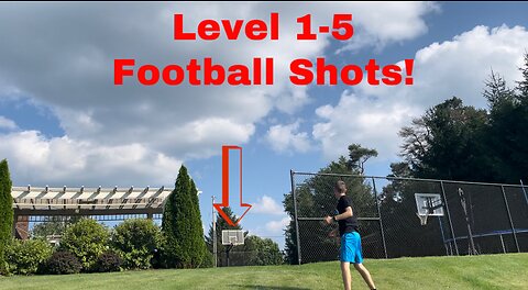 Level 1-5 Football Trick Shots!