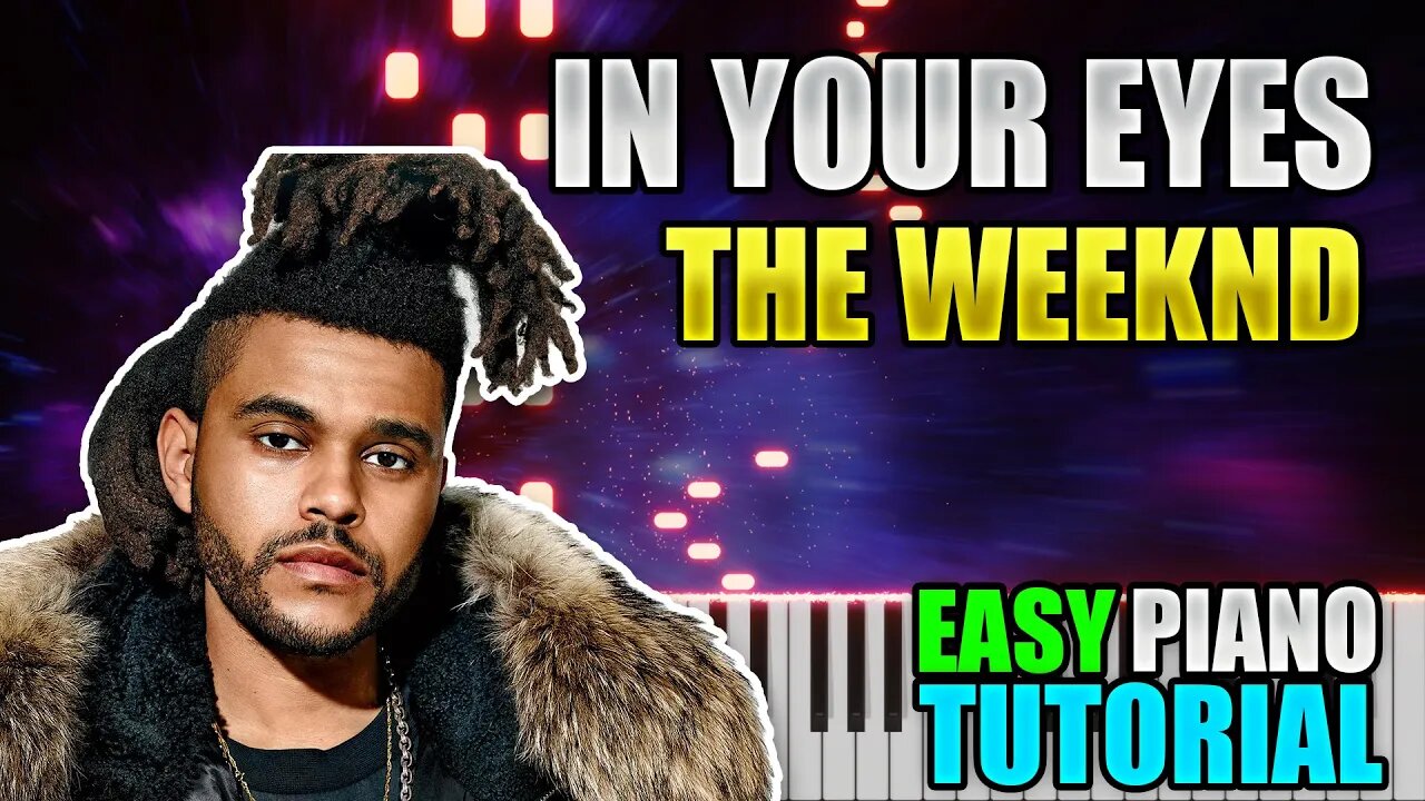 In Your Eyes - The Weeknd | Easy Piano tutorial