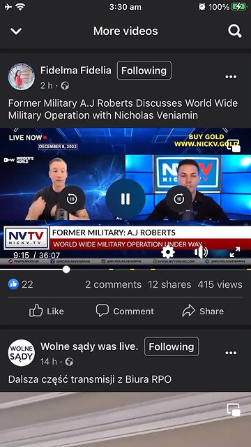 A J Roberts and Nicolas Veniamin