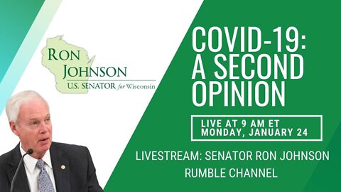 Senator Ron Johnson: C19 - A second opinion