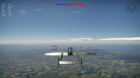 wrecking shit with the j21! (War Thunder)