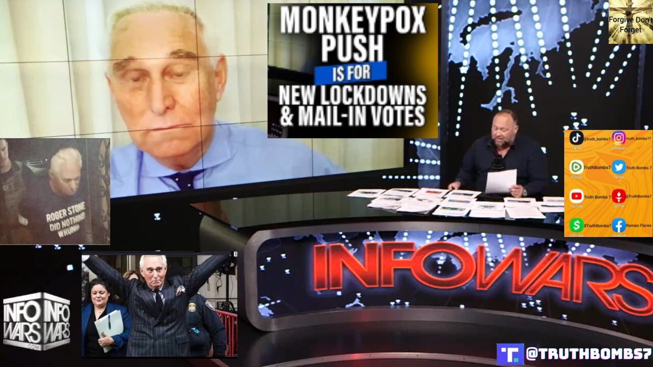 6/2/2022 Roger Stone Predicts Monkeypox Push is for New Lockdown and Mail-in Ballot Voter Fraud