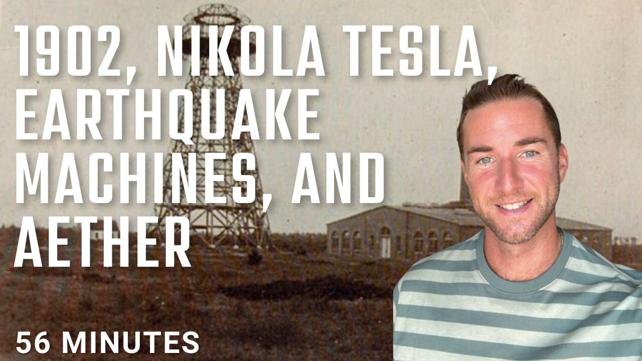 1902, Nikola Tesla, Earthquake machines, Atmospheric energy, and suppressed technology