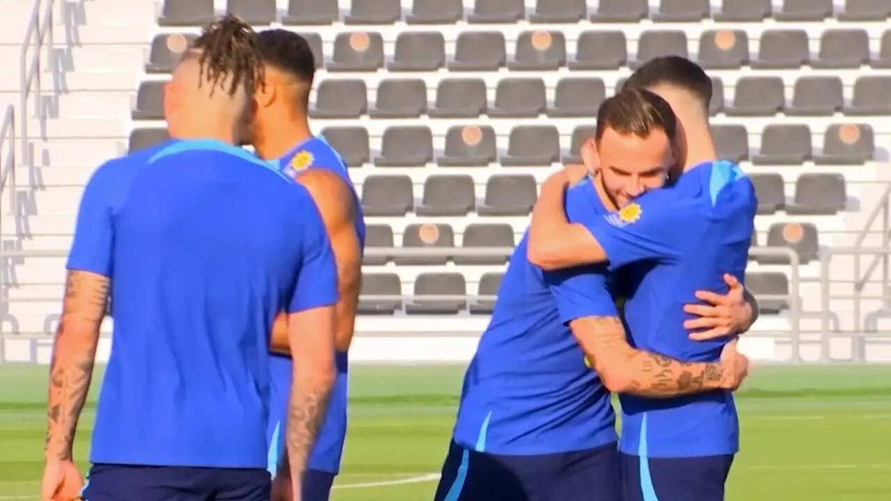 England train after below-par performance against USA