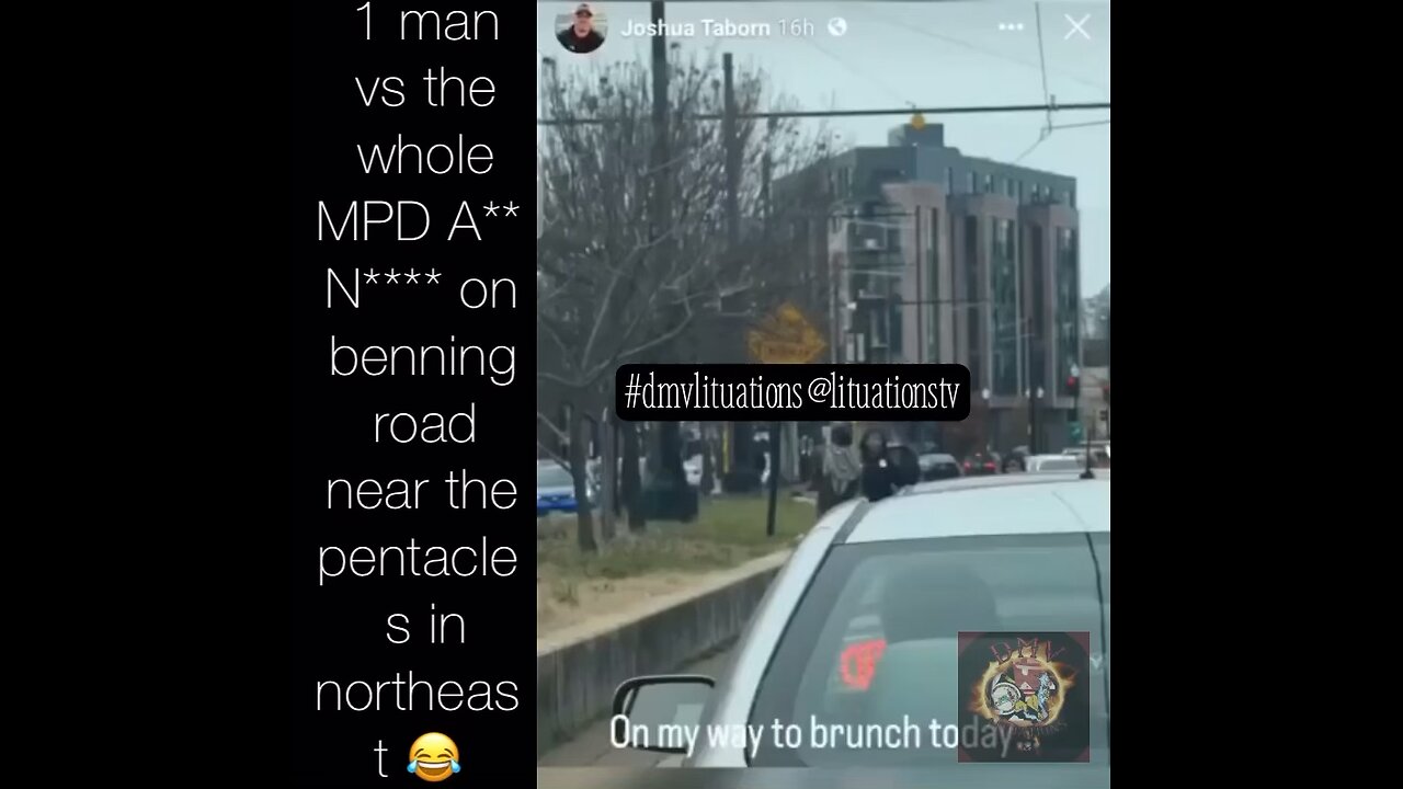 1 man vs the whole 5tg district police on benning road northeast