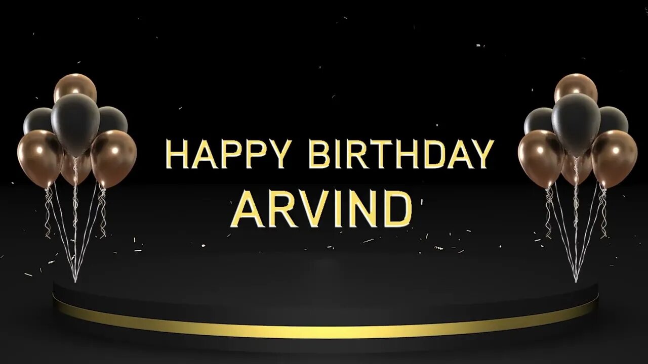 Wish you a very Happy Birthday Arvind